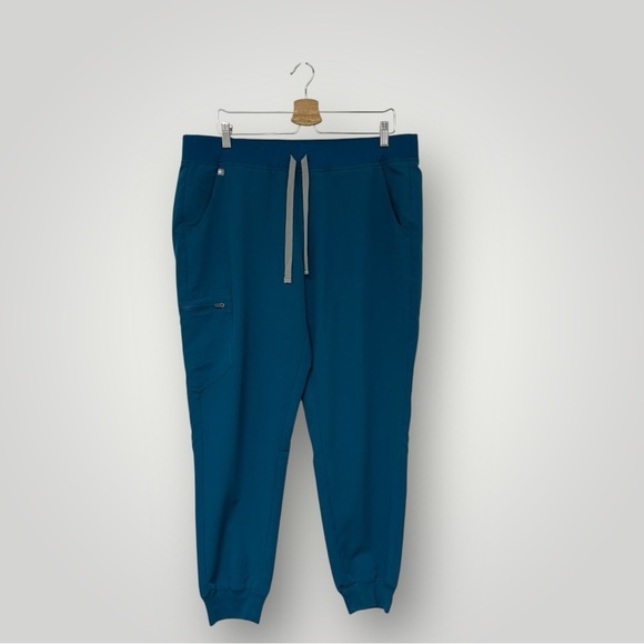 Figs Zamora Jogger Scrub Pants Sz XL in Pacific blue - Picture 2 of 6
